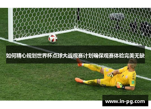 如何精心规划世界杯点球大战观赛计划确保观赛体验完美无缺